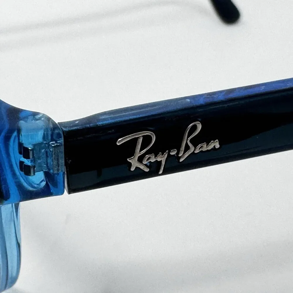 Ray-Ban RB1555 3667 Blue Eyeglass Frames Kids 48-16-130 Authentic